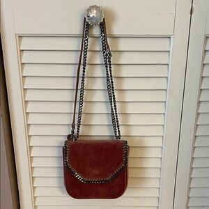 Stella McCartney Pink Crossbody Bag with Chain Detail